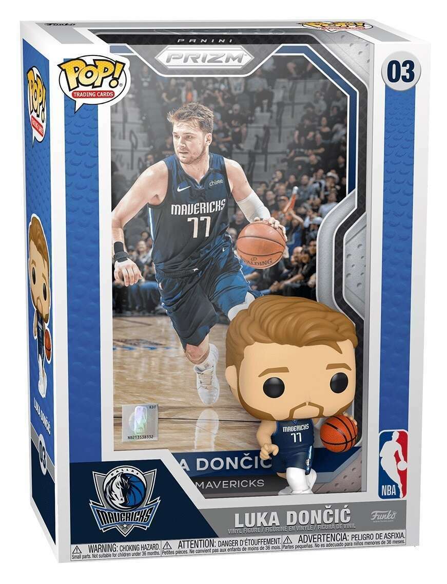 Funko POP NBA Luka Doncic #03 Trading Card Cover- Dallas Mavericks