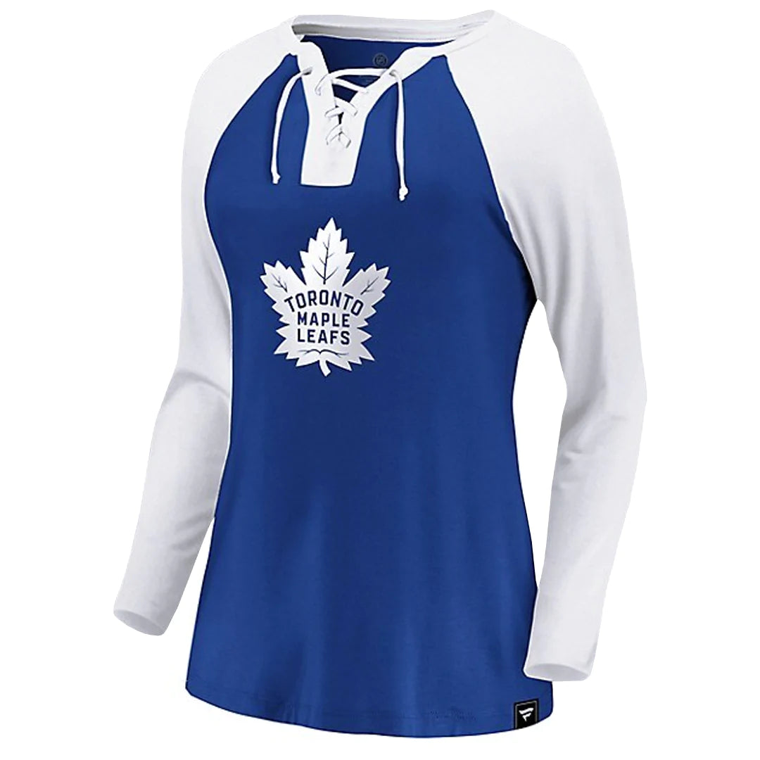 NHL Toronto Maple Leafs Women's Fanatics Lace Up Tee