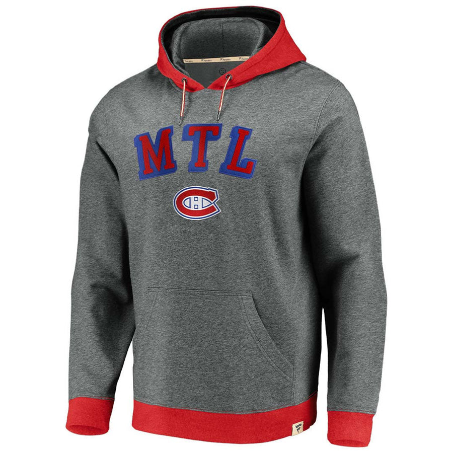 NHL Montreal Canadiens Fanatics Hoodie (Grey)