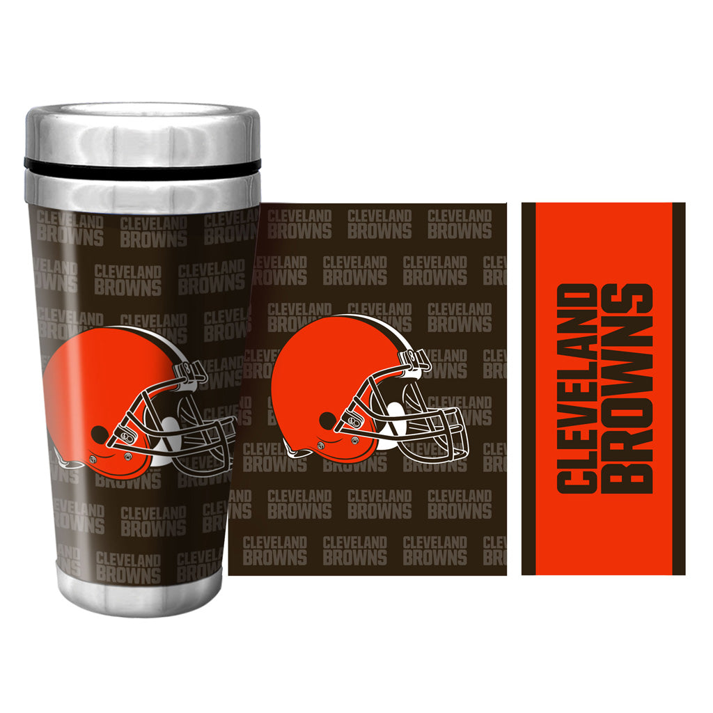 NFL Cleveland Browns 16oz Full Wrap Travel Mug