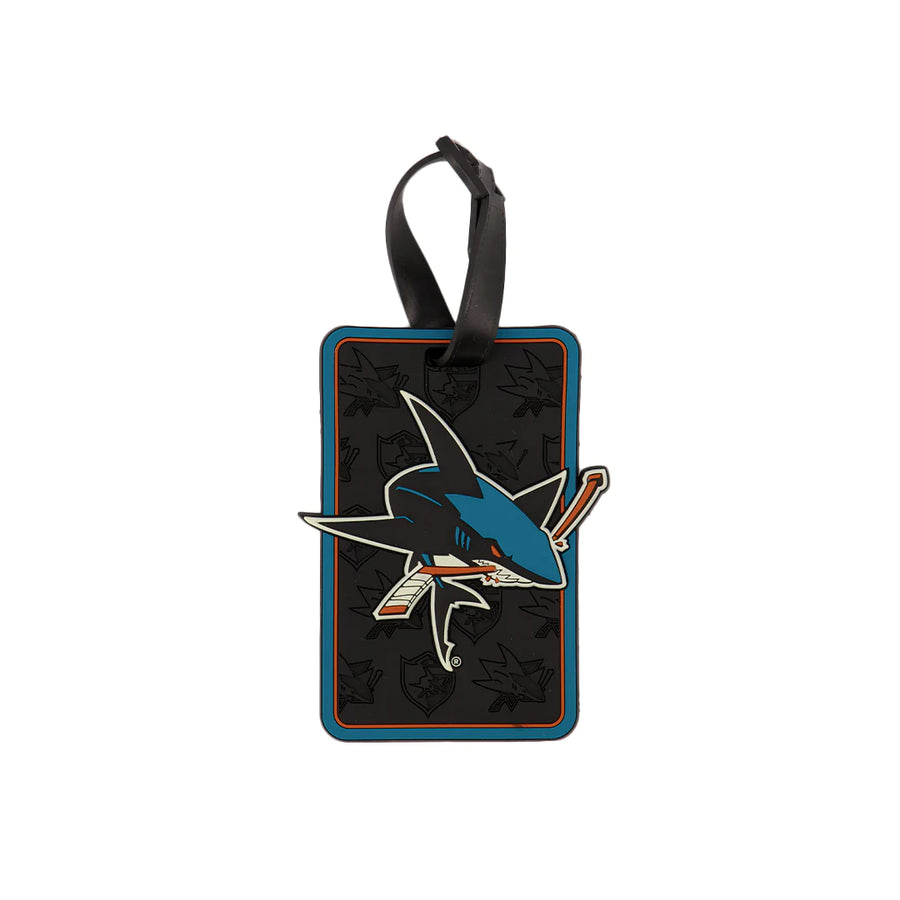 NHL San Jose Sharks Rubber Luggage Tag