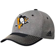 NHL Pittsburgh Penguins Adidas Heather Lined Adjustable Hat