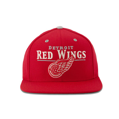 NHL Detroit Red Wings Youth CCM Snapback - Red, White & Grey