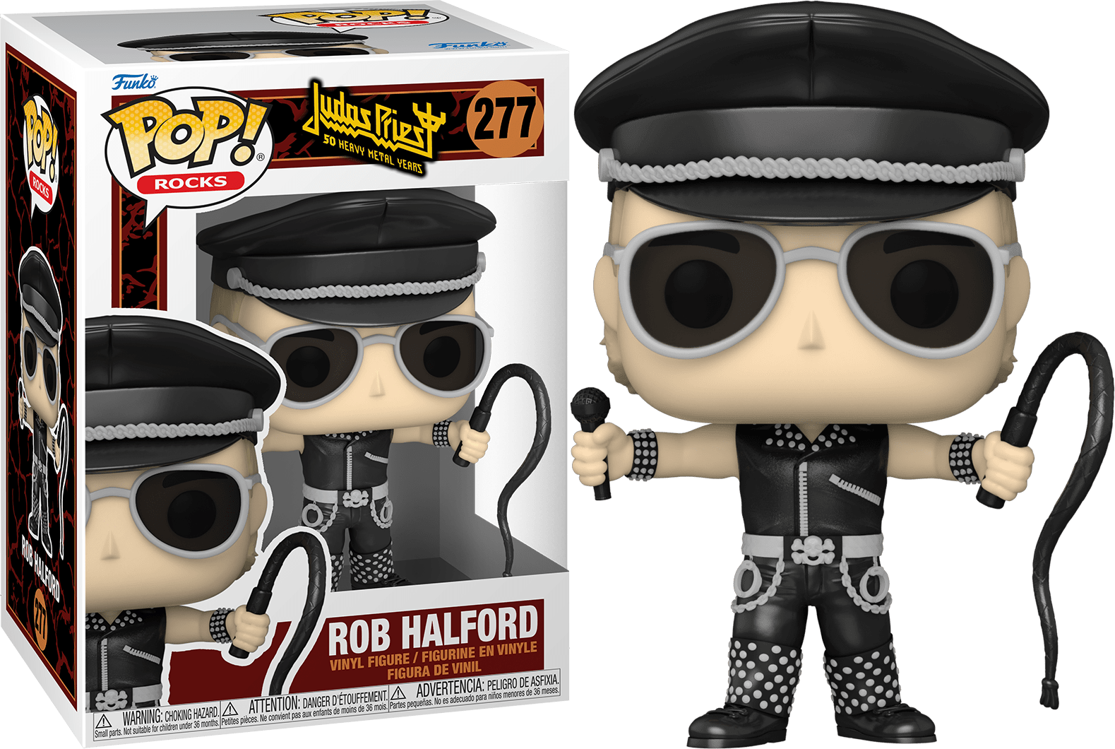Funko POP Rocks Rob Halford #277 - Judas Priest -50 Heavy Metal Years