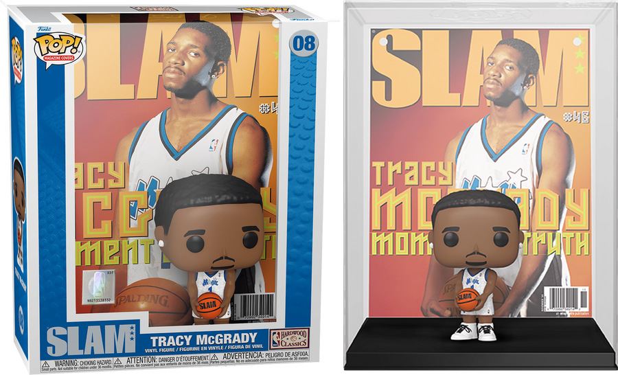 Funko POP NBA Tracy McGrady #08 NBA Magazine Cover - Orlando Magic
