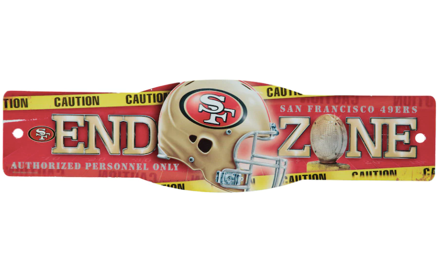 NFL San Francisco 49ers End Zone Sign