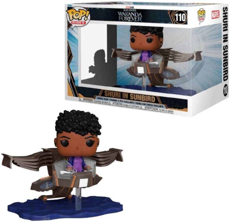 Funko POP Ride Shuri in Sunbird #110 - Marvel Black Panther Wakanda Forever