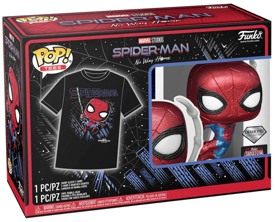 Funko POP Tee XXL & POP Spider-Man Set (Diamond Collection) - Target Con 2023