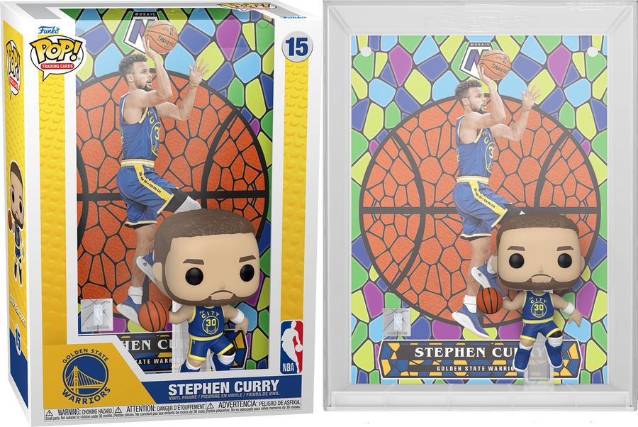 Funko POP NBA Stephen Curry #15 Trading Card Cover- Golden State Warriors