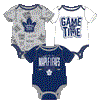 NHL Toronto Maple Leafs 3 pack Game Time Creeper Set