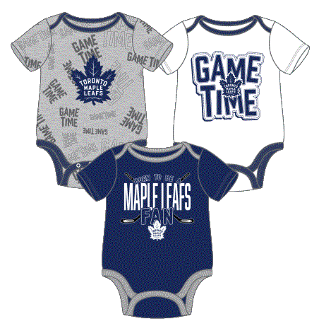 NHL Toronto Maple Leafs 3 pack Game Time Creeper Set