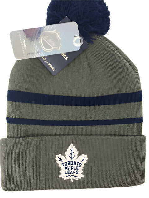NHL Toronto Maple Leafs Fanatics Pom Knit Holiday Toque