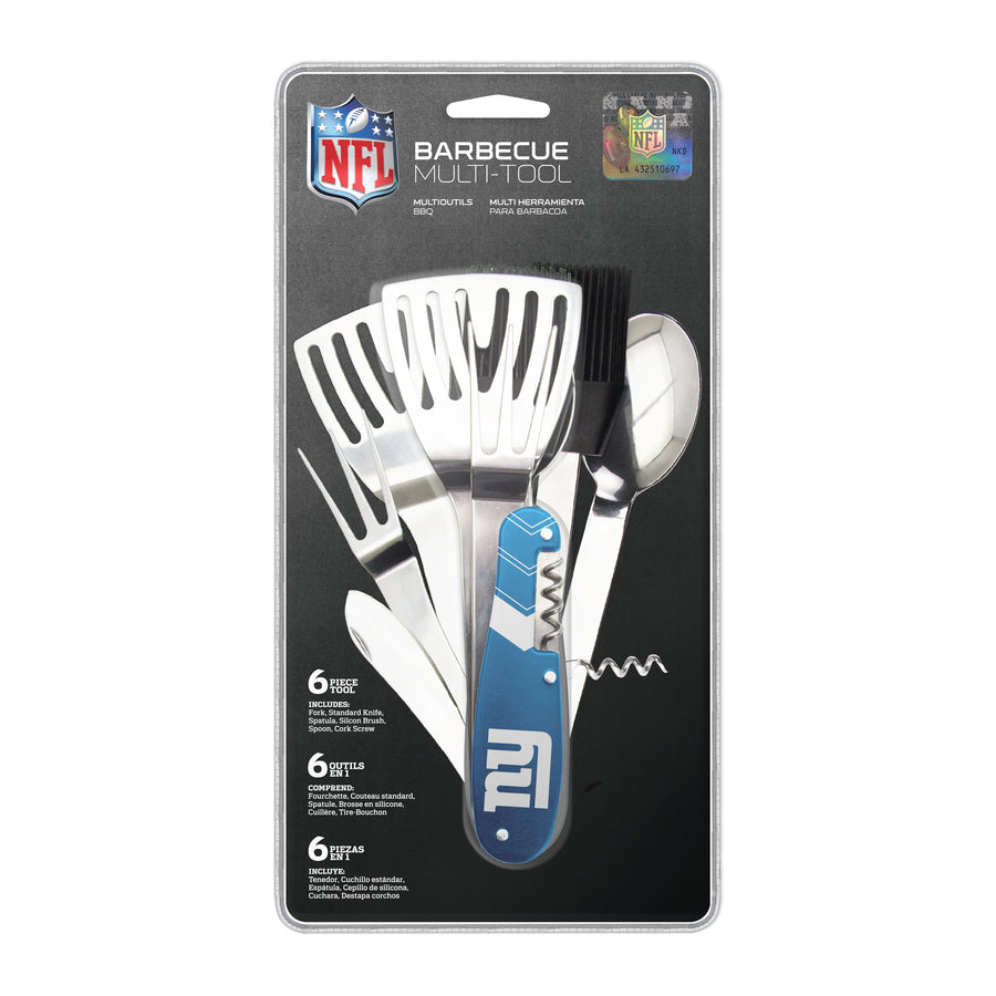 NFL New York Giants BBQ Multi Tool (6 piece tool)