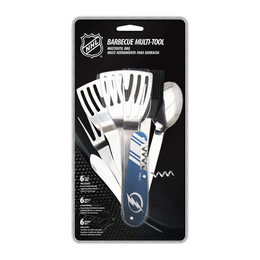 NHL Tampa Bay Lightning BBQ Multi Tool (6 piece tool)