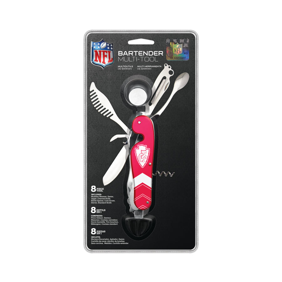 NFL Kansas City Chiefs Bartender Multi-Tool (8 piece tool)