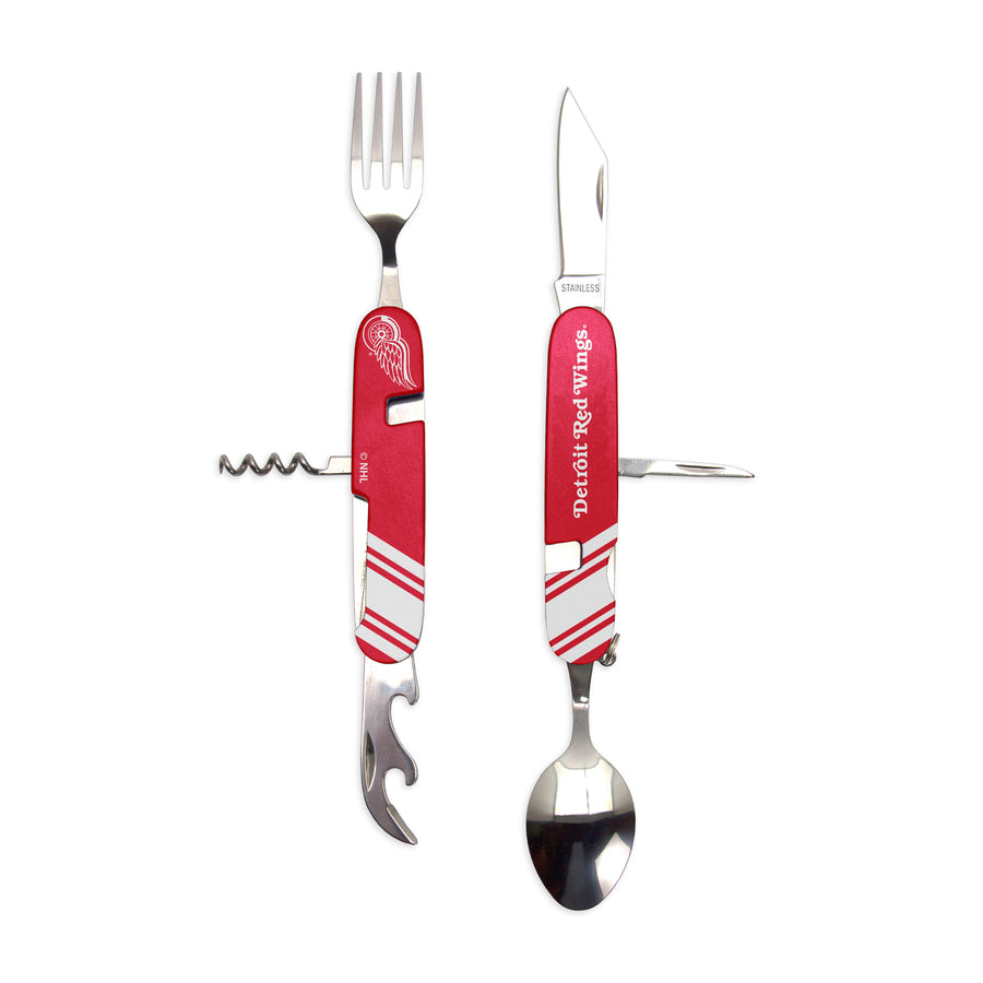NHL Detroit Red Wings Utensil Multi-Tool (7 piece tool)