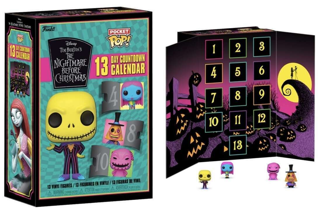Funko Advent Calendar: The Nightmare Before Christmas 13 Day Countdown 2022 NBX
