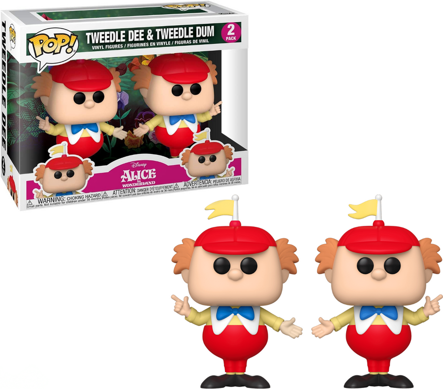 Funko POP Tweedle Dee & Tweedle Dum (2 Pack) - Disney Alice in Wonderland