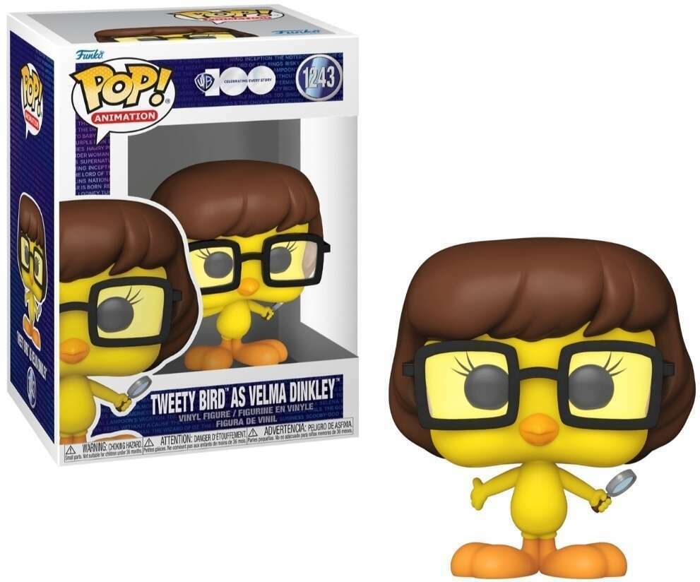 Funko POP Tweety Bird as Velma Dinkley #1243 WB 100th Anniversary
