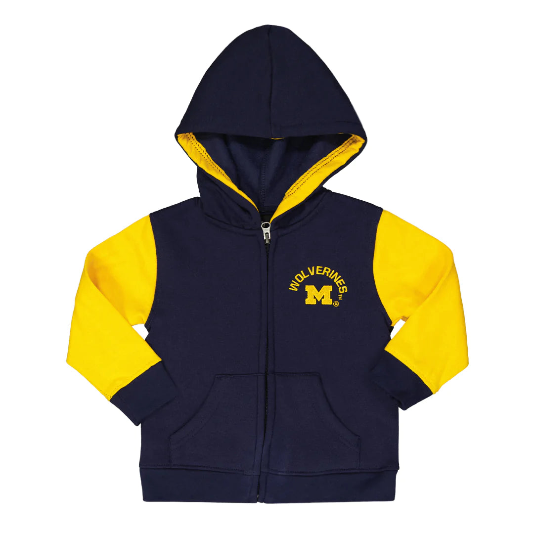 NCAA University of Michigan Toddler Zip Hoodie