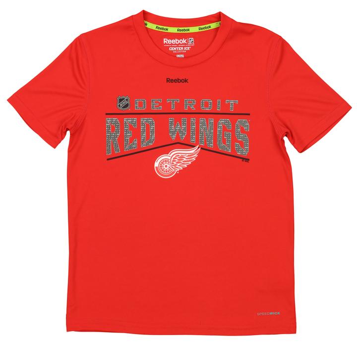 NHL Detroit Red Wings Kids Reebok Performance Reflect tee