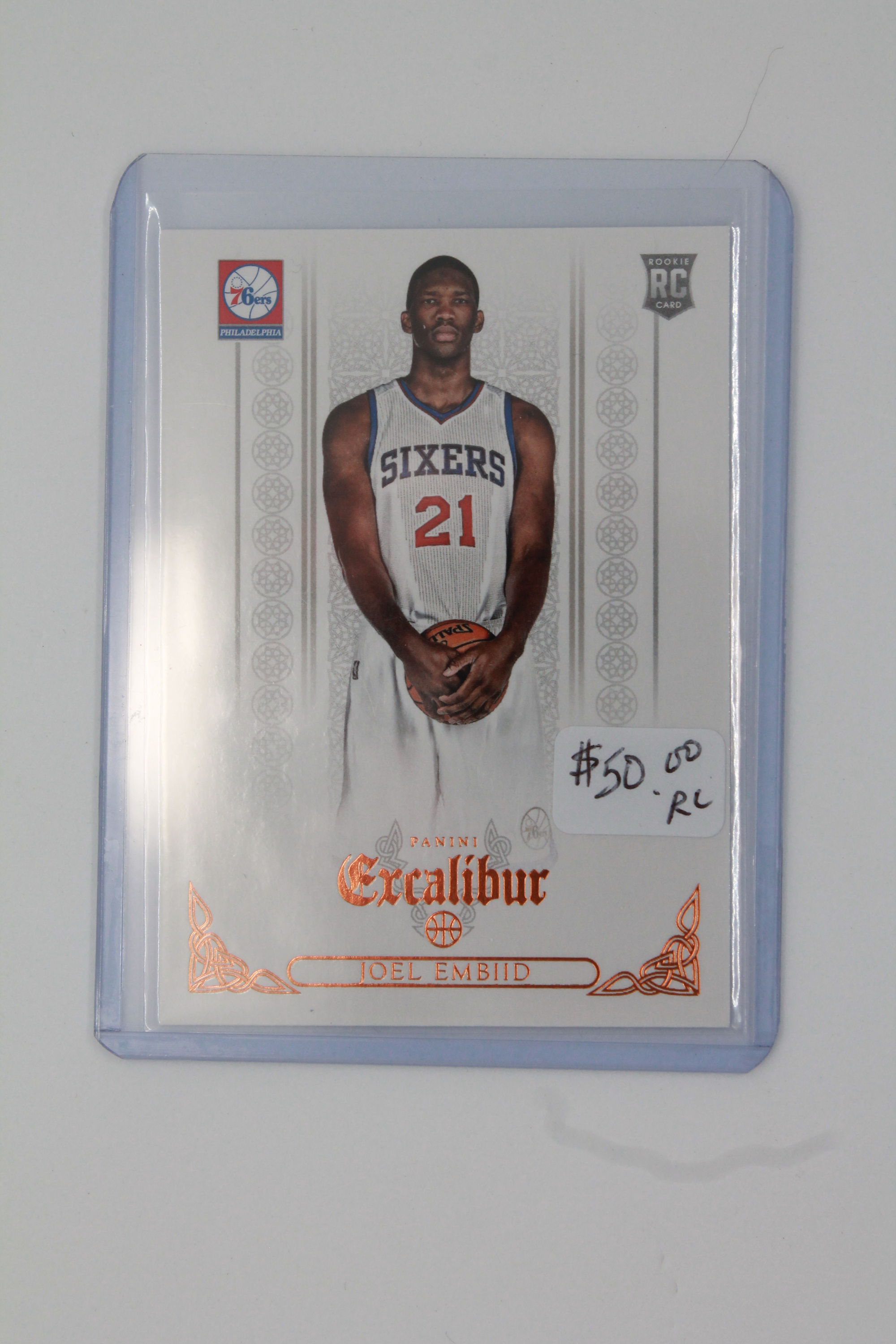 Joel Embiid  2014-15 Panini Excalibur Rookie Card