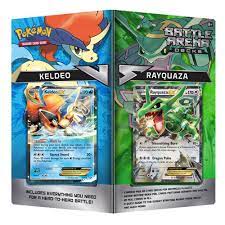 Pokemon Keldeo vs Rayquaza Battle Arena Decks