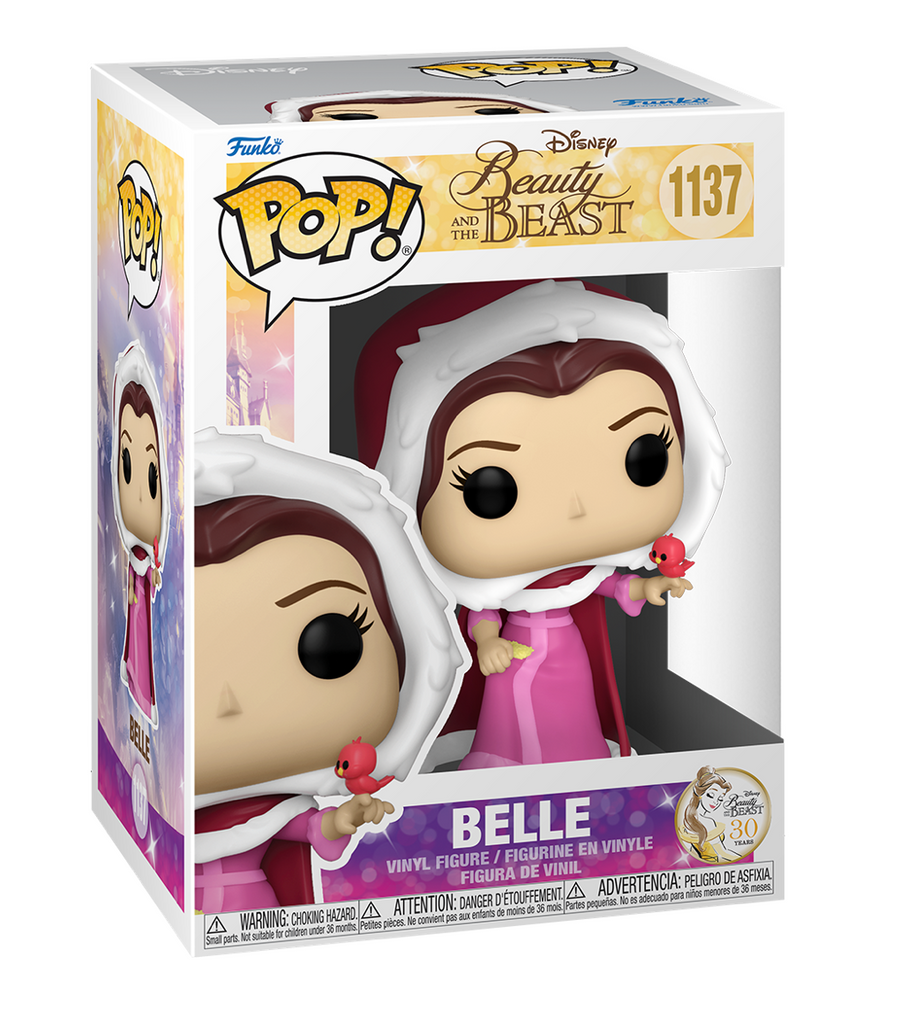 Funko POP Winter Belle  #1137 -Disneys Beauty and the Beast 30th Anniversary