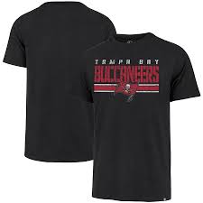 NFL Tampa Bay Buccaneers 47 Brand Stripe Thru Tee