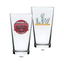 NFL Tampa Bay Buccaneers SuperBowl LV Champions 16 oz Mixing Glass