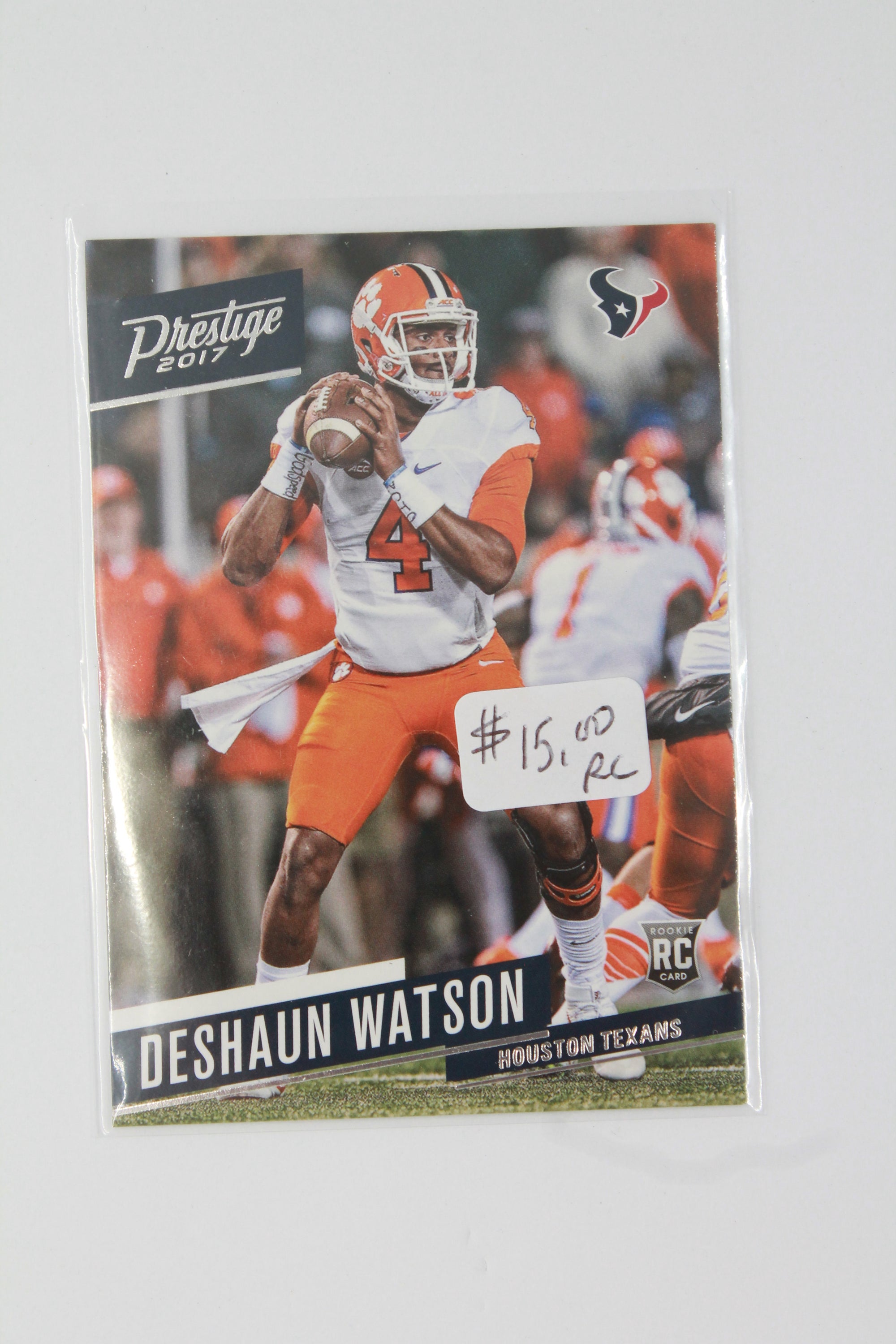 Deshaun Watson 2017 Panini Prestige Rookie Card
