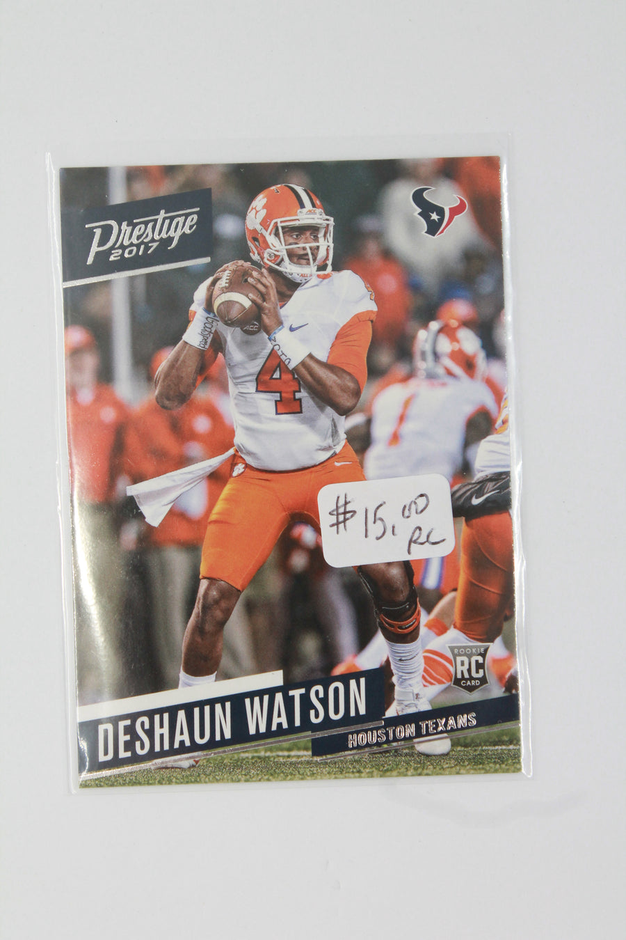 Deshaun Watson 2017 Panini Prestige Rookie Card