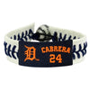 MLB Detroit Tigers Miguel Cabrera Baseball Bracelet