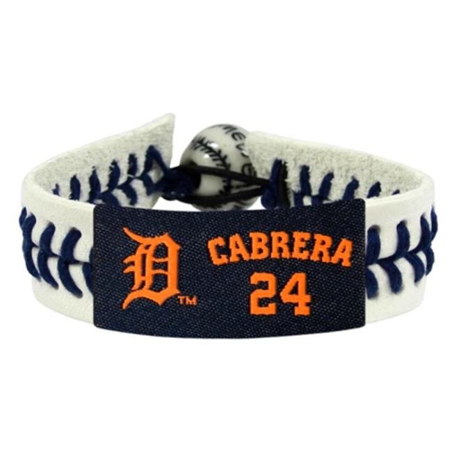 MLB Detroit Tigers Miguel Cabrera Baseball Bracelet