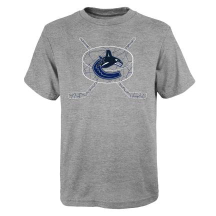 NHL Vancouver Canucks Kids Grey Tee