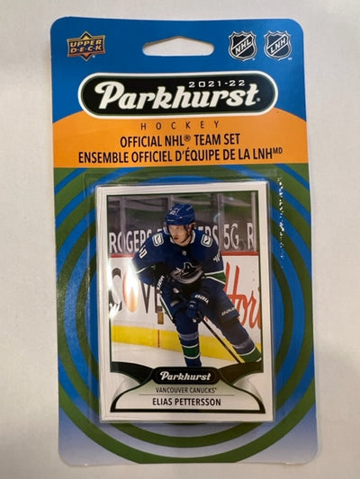 Upper Deck 2021-22 Parkhurst NHL Team Set - Vancouver Canucks