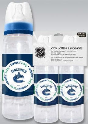 NHL Vancouver Canucks Baby Bottles- 2 pack (Sale)