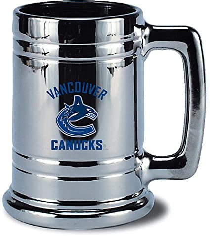 NHL Vancouver Canucks Chrome Beer Stein