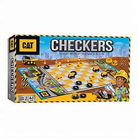 Masterpieces Kids Caterpillar (CAT) Checkers Board Game