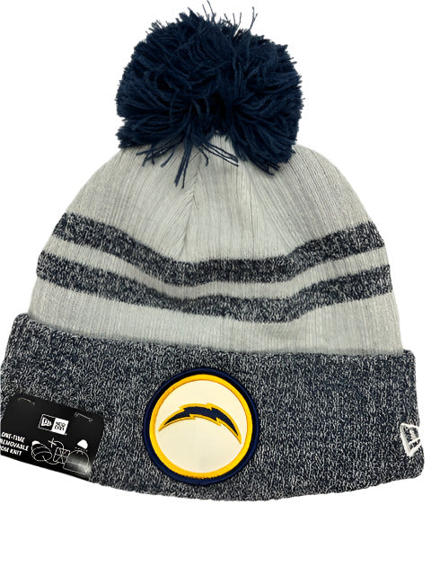 NFL Los Angeles Chargers New Era Historic Sideline Sports Knit Toque with Pom