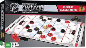 NHL Chicago Blackhawks Checkers Game
