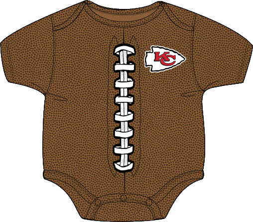 NFL Kansas City Chiefs Infant Football Creeper