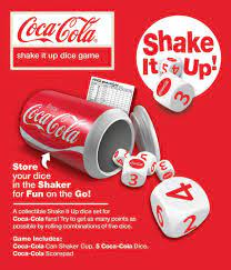 Coca Cola Shake It Up Dice Game