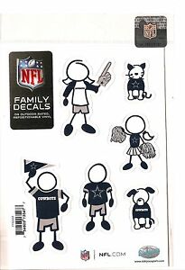 NFL Dallas Cowboys Family Decals