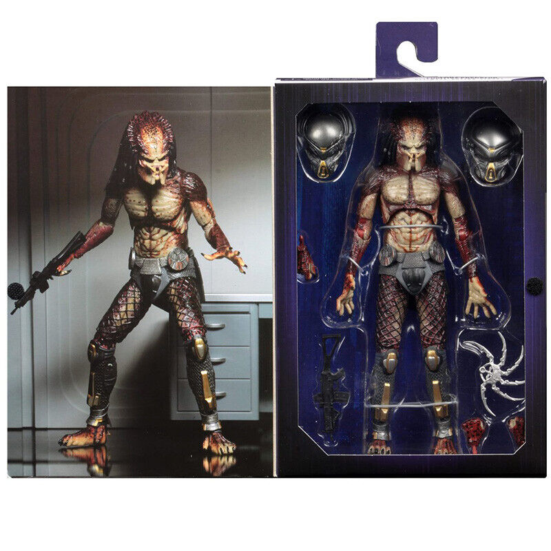 NECA Lab Escape Fugitive Predator Ultimate 7" Action Figure Predators 2019 with LED Light Up Mask