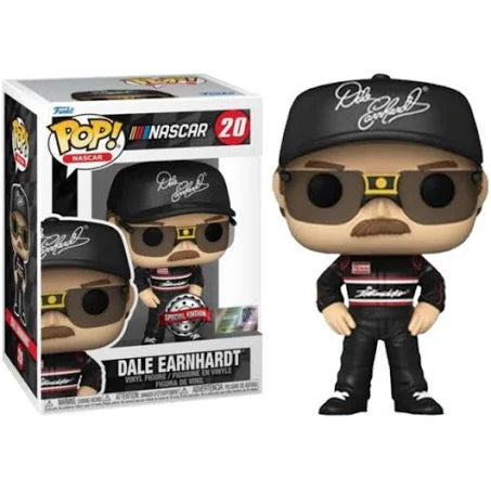 Funko POP Dale Earnhardt #20 (Black Fire Suit) - Nascar POP Special Edition