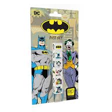 DC Comic Hero & Villians 6 piece Dice Set