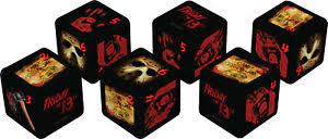 Friday the 13th 6 piece Dice Set