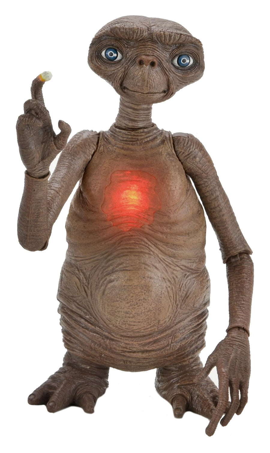 NECA Deluxe Ultimate E.T. Action Figure (Light Up LED Chest) -40th Anniversary