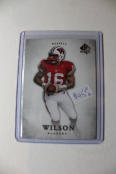 Russell Wilson 2012 SP Authentic Rookie Year Card